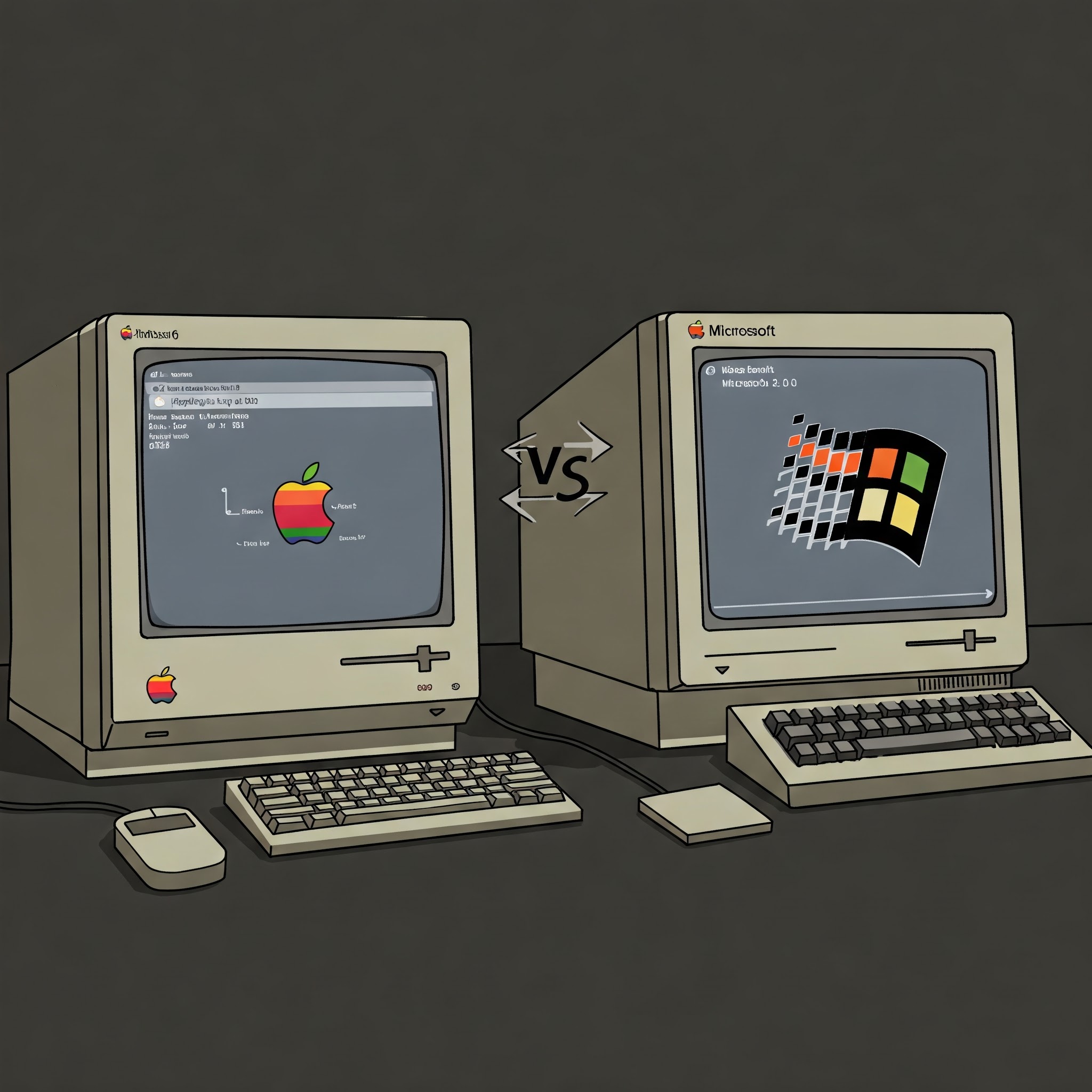 Un poco de historia: Apple vs. Microsoft: La Polémica 'Inspiración' que Definió la Informática Personal