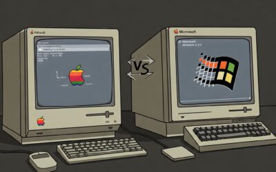Un poco de historia: Apple vs. Microsoft: La Polémica ‘Inspiración’ que Definió la Informática Personal